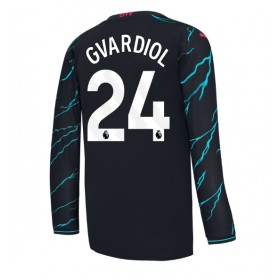Manchester City Josko Gvardiol #24 Tredje Kläder 2023-24 Långärmad